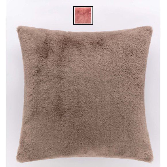 RIVIERA - CUSCINO "HYGGE" CON ZIP - ROSA LOTO