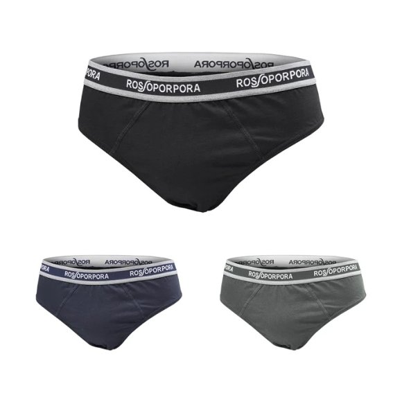 ROSSOPORPORA - 3 PEZZI SLIP UOMO "ROSS" - COLORI ASSORTITI
