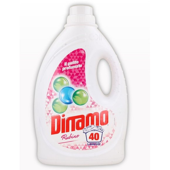 Dinamo Detersivo Liquido per Lavatrice Profumazione Rubino Ml.2160 40 Lavaggi