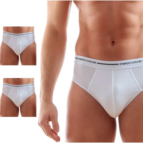 COVERI - SLIP UOMO COD. S1000 - BIANCO - DALLA TAGLIA 4 ALLA 7
