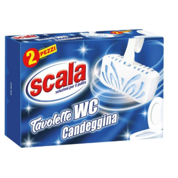 Scala Tavoletta Wc Con Candeggina 2 Pz
