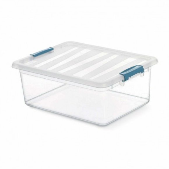 SCATOLA  PLASTICA NEWTON CON COPERCHIO - 30 Litri
