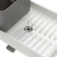 SCOLAPIATTI IN PLASTICA - BIANCO/GRIGIO