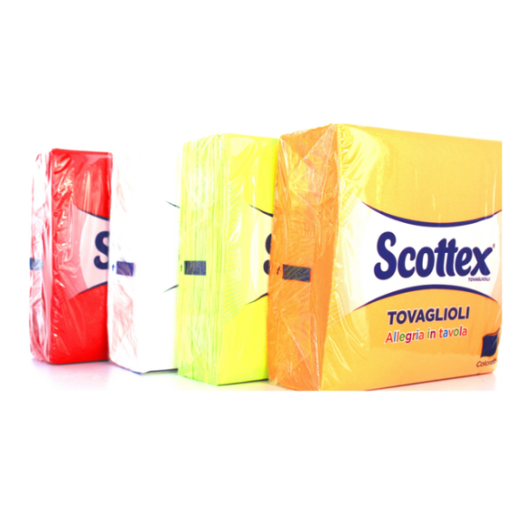 SCOTTEX TOVAGLIOLI 33x33 2 VELI 33 PEZZI COLORATI