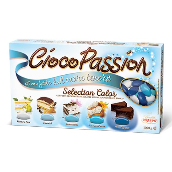 Crispo - Confetti Cioco Passion Selection 1 Kg - Celeste