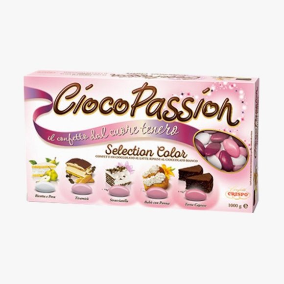 Crispo - Confetti Cioco Passion Selection 1 Kg - Rosa