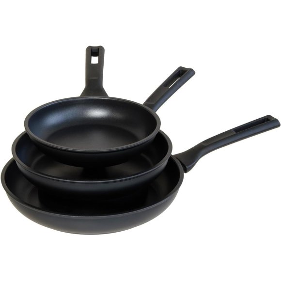 GUZZINI SET 3 PADELLE "COOK&PLUS" 20/24/28 CM