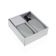 SET 2 PEZZI DOSASAPONE E PORTASPAZZOLINI - GRIGIO