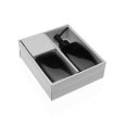 SET 2 PEZZI DOSASAPONE E PORTASPAZZOLINI - NERO