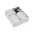 SET 2 PEZZI DOSASAPONE E PORTASPAZZOLINI - BIANCO