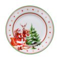 NATALE-SERVIZIO PIATTI PORCELLANA  18 PEZZI 