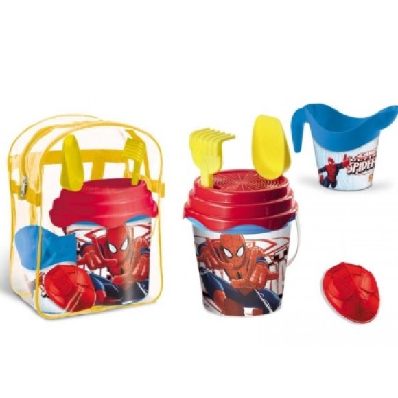 SET SECCHIELLO CON ZAINETTO SPIDERMAN