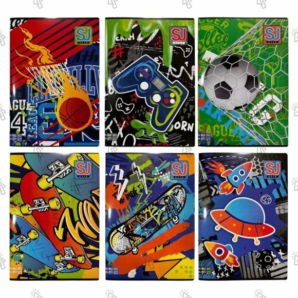 QUADERNO A4 SJ GANG BOY SEVEN 10M,