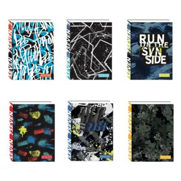 SEVENBOY DIARIO POCKET 16 MESI - COLORI ASSORTITI 