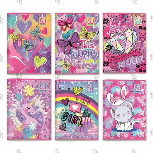 QUADERNO A4 SJ GANG GIRLSEVEN RIG Q