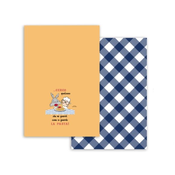 COPPIA STROFINACCI 50X70 Happy People - Frase "Sguardo"