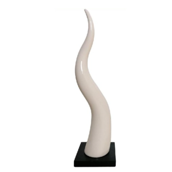 CORNO 35,8 CM - BIANCO 