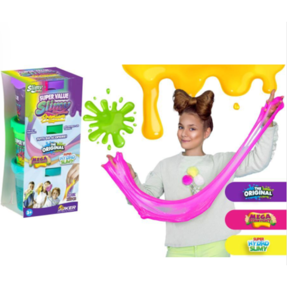 SLIMY 3X106GR VASETTI SLIME ASSORT.