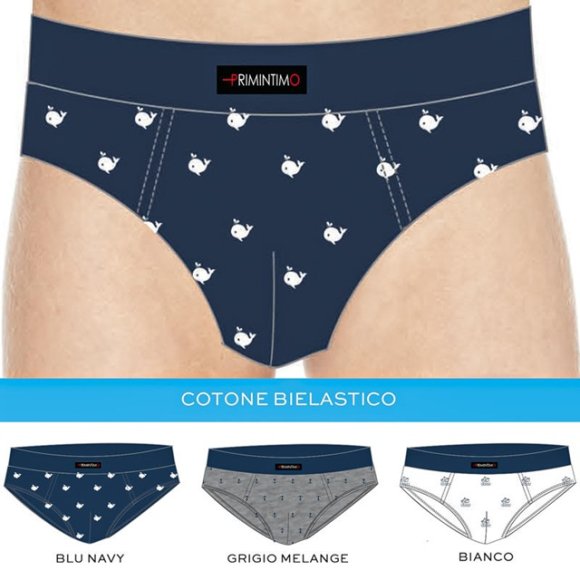 PRIMINTIMO - SLIP 3 PEZZI BAMBINO COD.KP237 - COLORI ASSORTITI