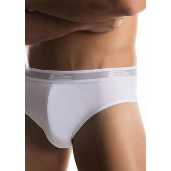 COTONELLA - SLIP 2 PEZZI UOMO COD.2383 - COLORI ASSORTITI