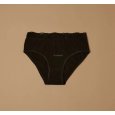 JADEA - SLIP DONNA CON PIZZO COD.060 - NERO