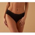 JADEA - SLIP DONNA CON PIZZO COD.060 - NERO