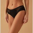 JADEA - SLIP DONNA CON PIZZO COD.061 - NERO