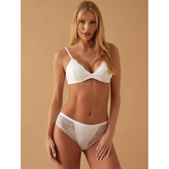 JADEA - SLIP DONNA CON PIZZO COD.062 - BIANCO