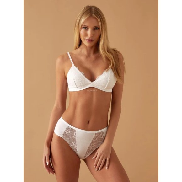 JADEA - SLIP DONNA CON PIZZO COD.064 - BIANCO