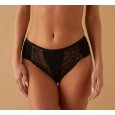JADEA - SLIP DONNA CON PIZZO COD.064 - NERO