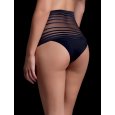 LOVE&BRA - SLIP DONNA "EMILY" ALTO CON TULLE - NERO