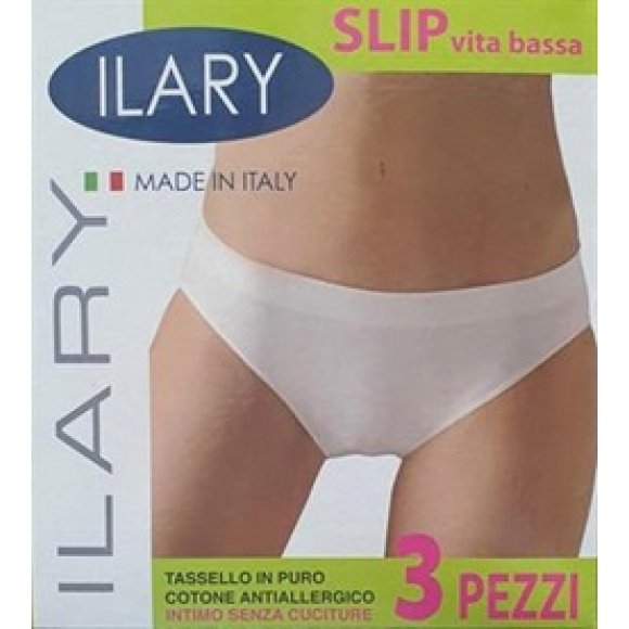 ILARY - 3 PEZZI SLIP DONNA COD.618 - BIANCO 