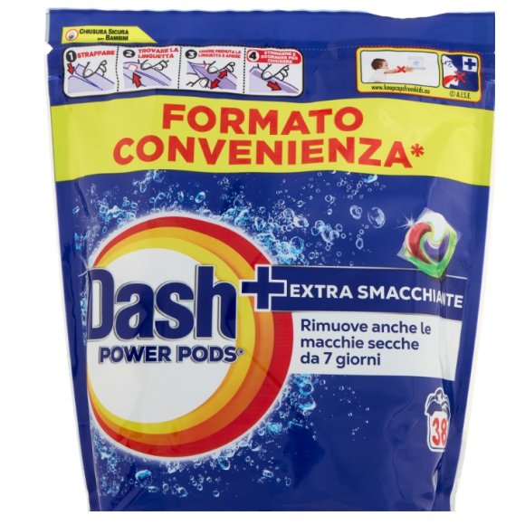 DASH LAV.PODS DOSI X38 SMACCHIANTE