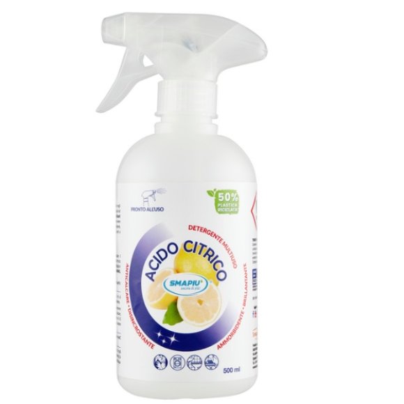 SMAPIU ACIDO CITRICO PRONTO ALL'USO TRIGGER - 500 ML SMAPIU ACIDO CITRICO PRONTO ALL'USO TRIGGER - 500 ML