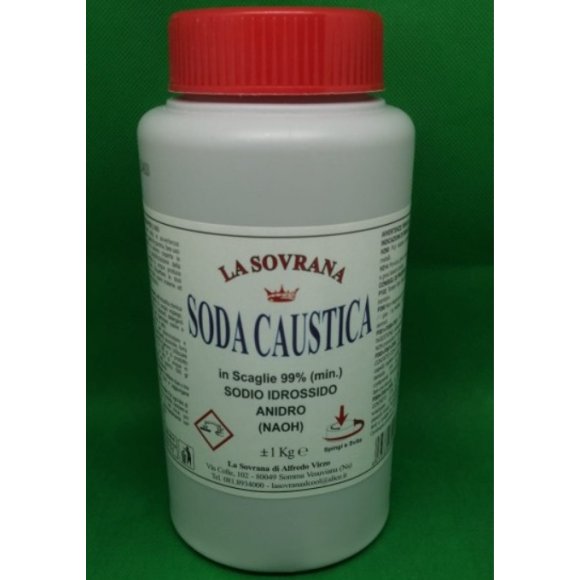 SODA CAUSTICA 1KG BARATTOLO