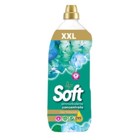 Soft Ammorbidente concentrato XXL “Elisir Profumato” 2000 ml - 95 lavaggi