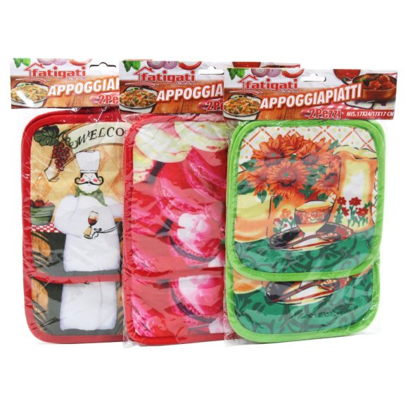 APPOGGIAPIATTI E PENTOLE - FANTASIE ASSORTITE