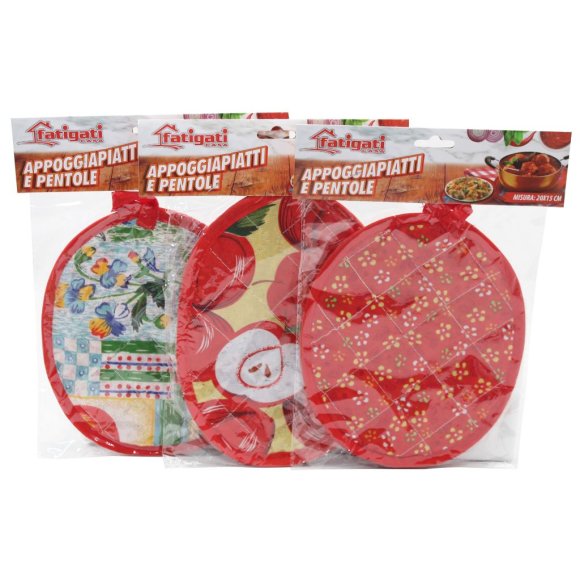 APPOGGIAPIATTI E PENTOLE - FANTASIE ASSORTITE