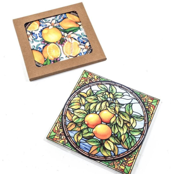 SOTTOPENTOLA IN CERAMICA (20x20cm) Assortito 26039