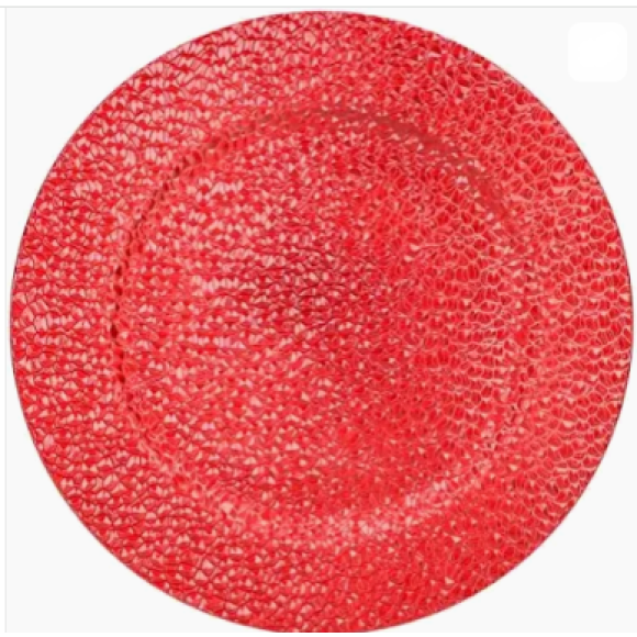 STAR-NATALE-NATALUNA Sottopiatto rosso Ø 33 cm