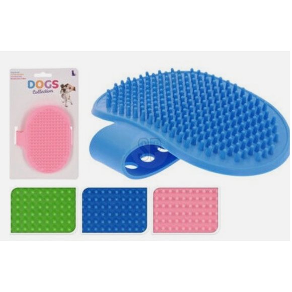 SPAZZOLA CANI SILICONE CM25 3ASS