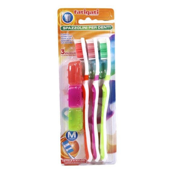 SPAZZOLINO DENTI MEDIO - COLORI ASSORTITI