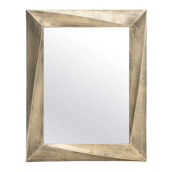 SPECCHIO IN LEGNO DA PARETE RETTANGOLARE