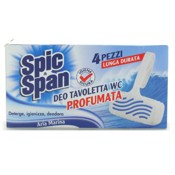 SPIC&SPAN DEO TAVOLETTA WC 4 PZ ARIA MARINA