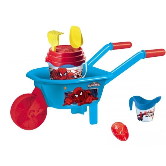 MARVEL SET MARE SPIDERMAN CARRIOLA SECCHIELLO 