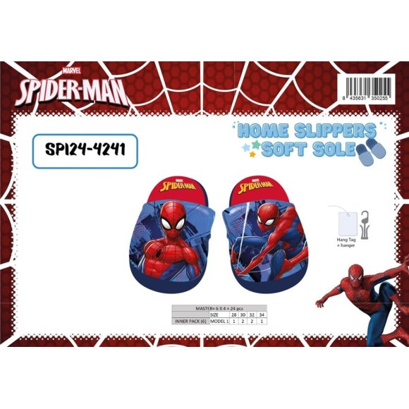 PANTOFOLE SPIDERMAN - DAL 28 AL 34