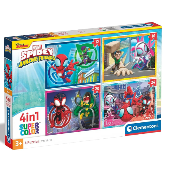 PUZZLE 4IN1 SPIDEY 21528