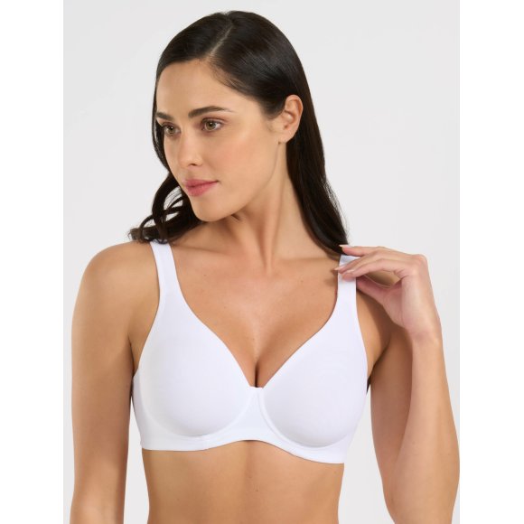 SPIMAN - REGGISENO DONNA COD.393 PREFORMATO COPPA E - BIANCO