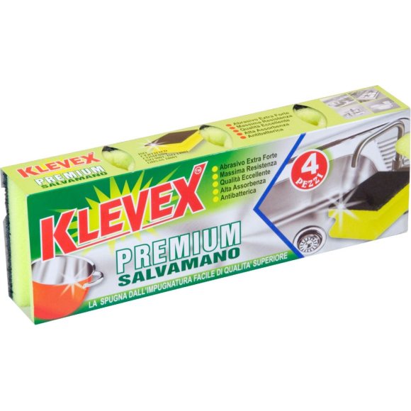 SPUGNA SALVAMANI KLEVEX 4 PEZZI 