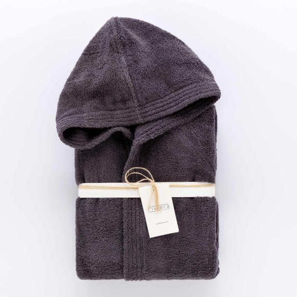 RIVIERA - ACCAPPATOIO GLAMOUR SPUGNA - GRIGIO 